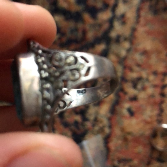 Stamped Sterling Silver Ring - Picture 5 of 5